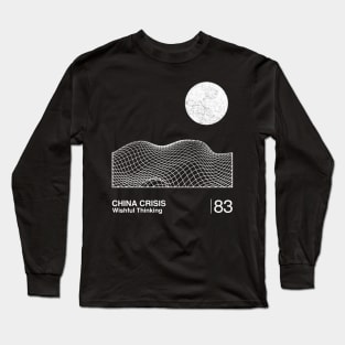 Wishful Thinking / Minimalist Graphic Design Fan Artwork Long Sleeve T-Shirt